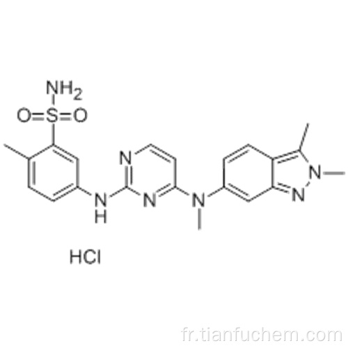 Chlorhydrate de pazopanib CAS 635702-64-6